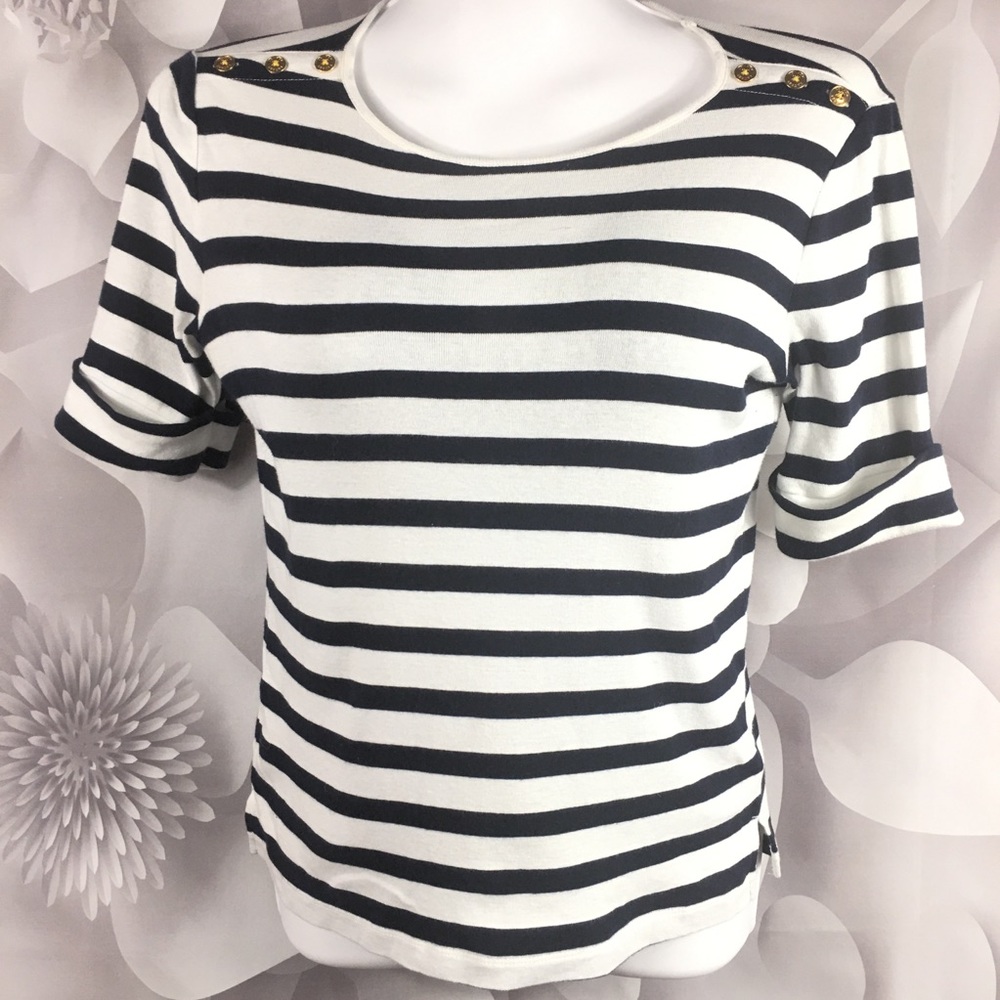Ralph Lauren pinstripe T-shirt size  Xs